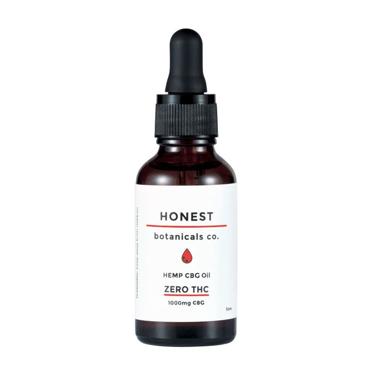 Honest Botanicals CBG Oil bottle