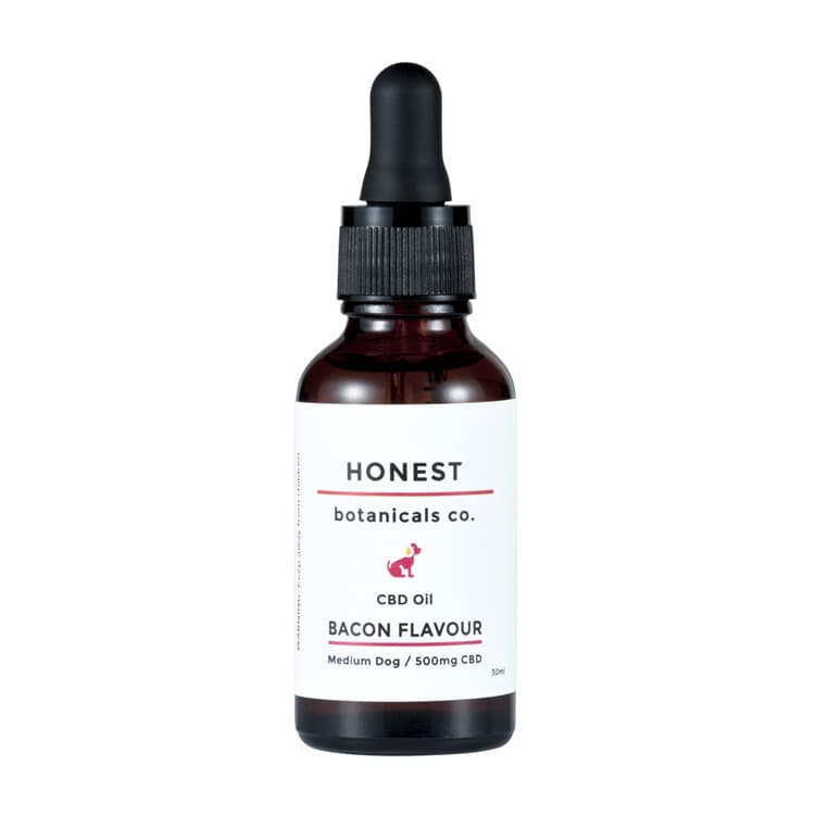 Honest Botanicals bacon-flavoured CBD oil for dogs