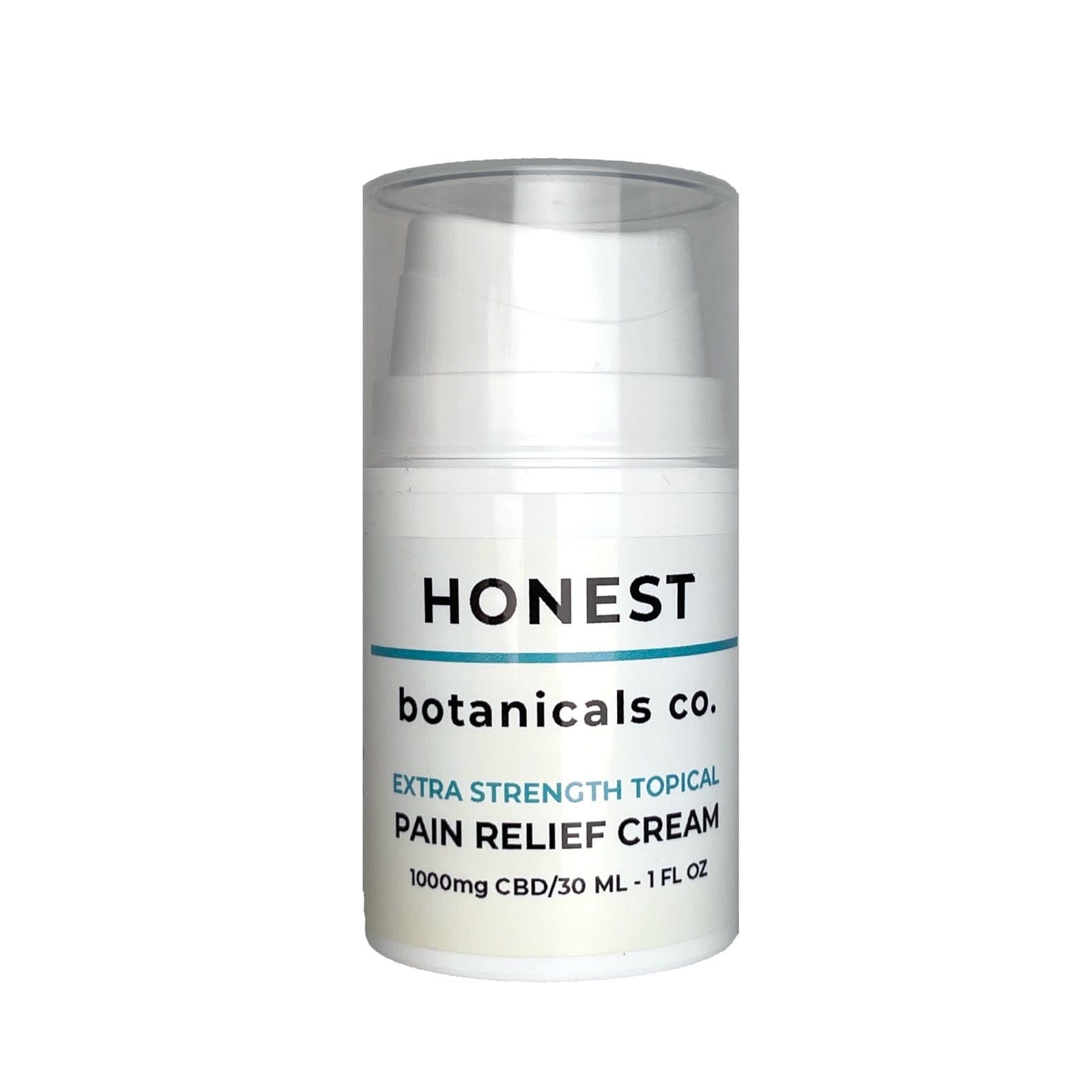 Honest Botanicals CBD Pain Relief Cream jar